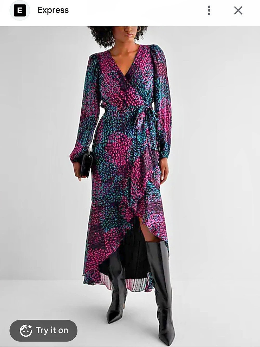 Express Holiday Maxi Dress